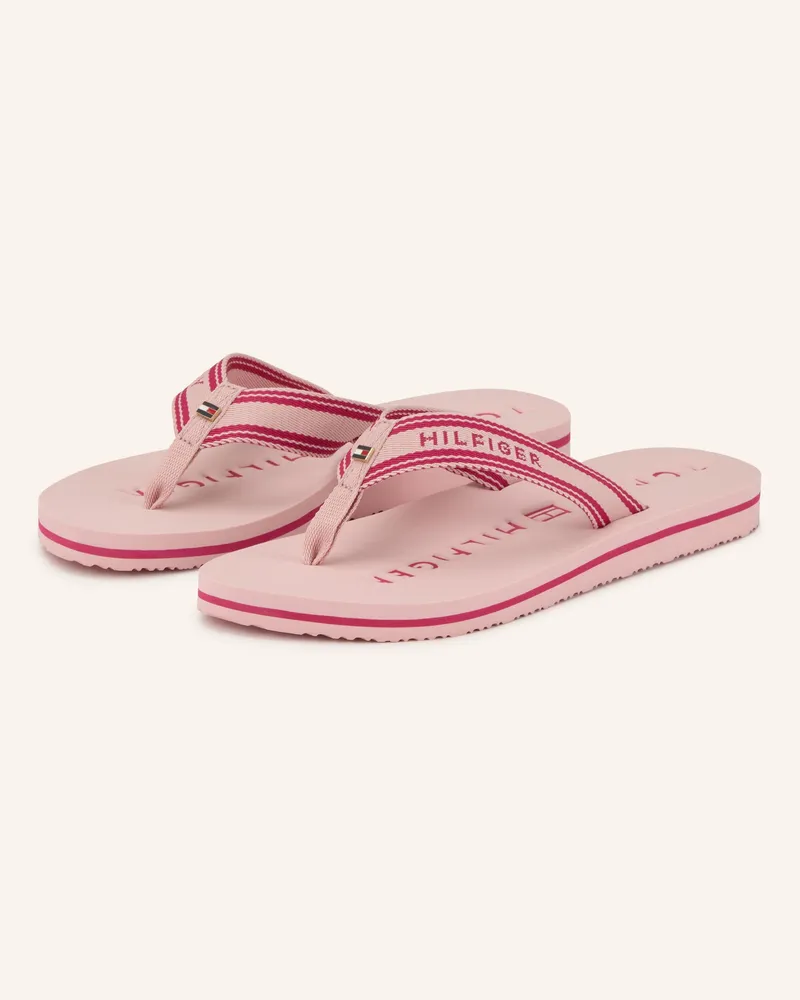Tommy Hilfiger Zehentrenner pink Pink