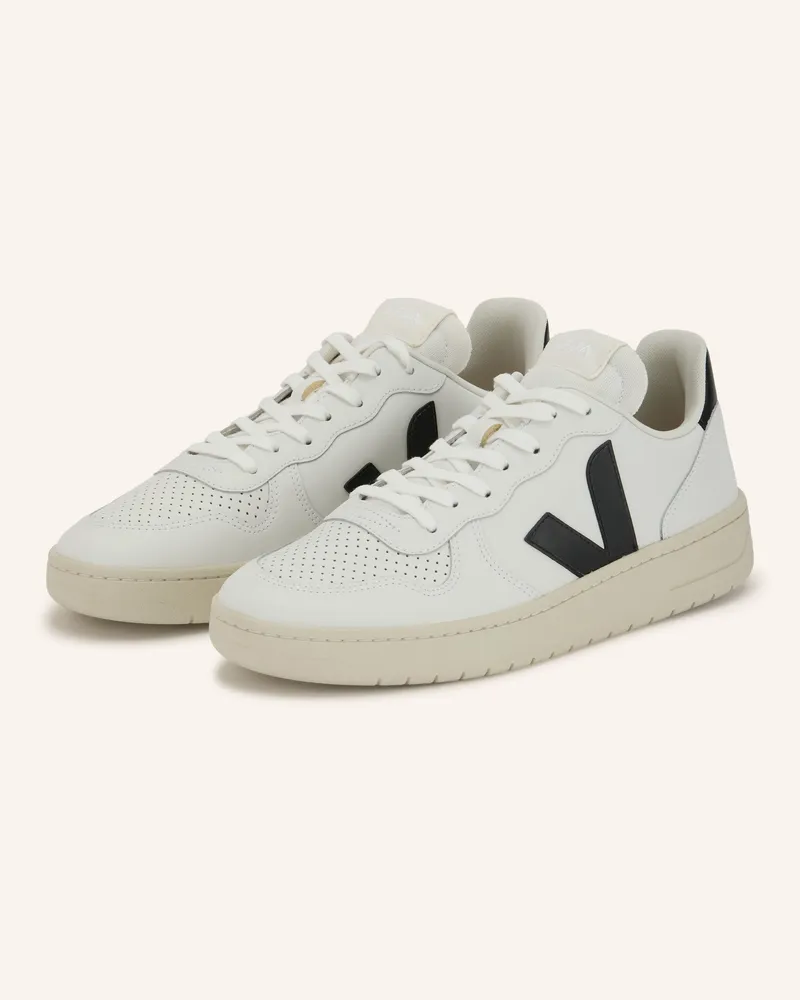 VEJA Sneaker V-10 Prime weiss Weiss