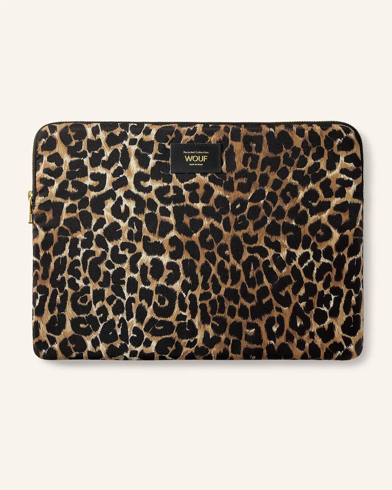 WOUF Laptop-Hülle Icon braun Cognac