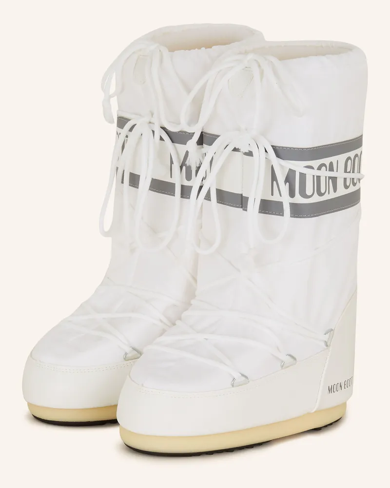 Moon Boot Moon Boots ICON NYLON Weiss