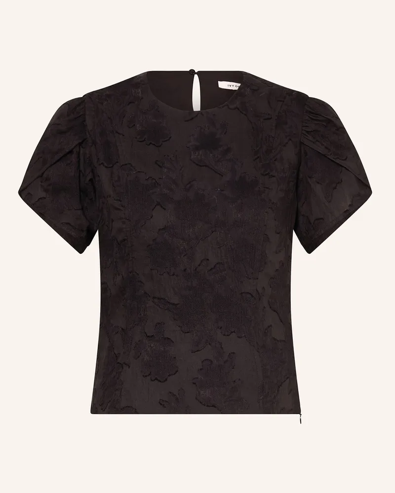 IVY & OAK Blusenshirt ELODIE Schwarz