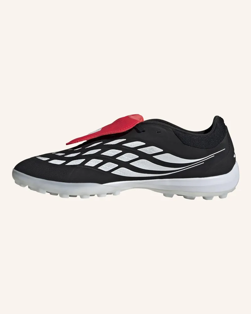 adidas Predator Pro Fussballschuh, Kunstrasen, Umschlagbare Zunge schwarz Schwarz