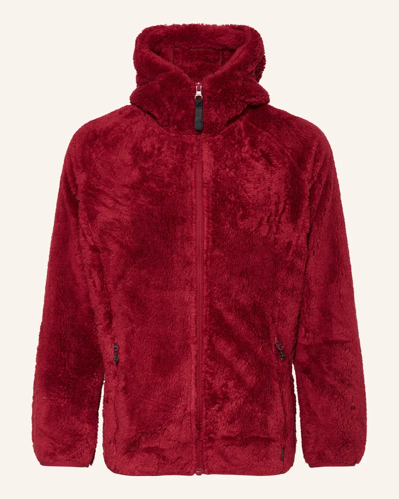 me°ru' Midlayer-Jacke ROXBURGH Dunkelrot