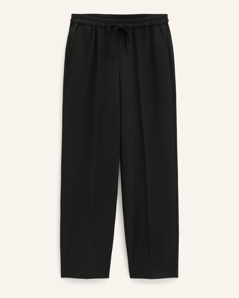 Marc O'Polo Flanellhose schwarz Schwarz