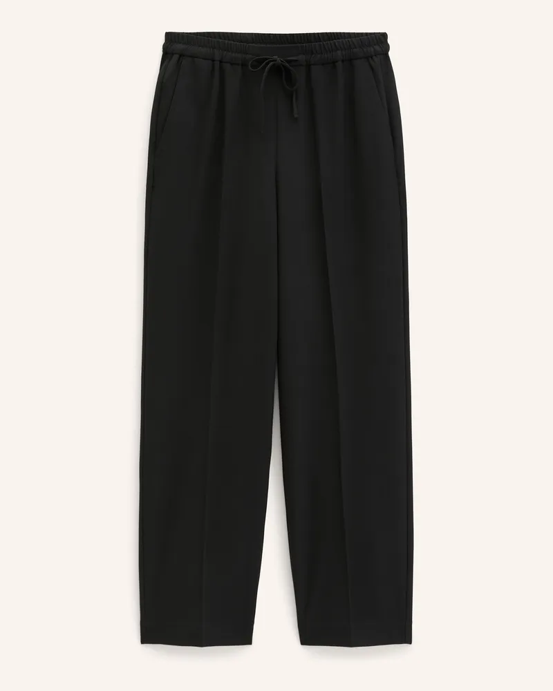 Marc O'Polo Flanellhose schwarz Schwarz