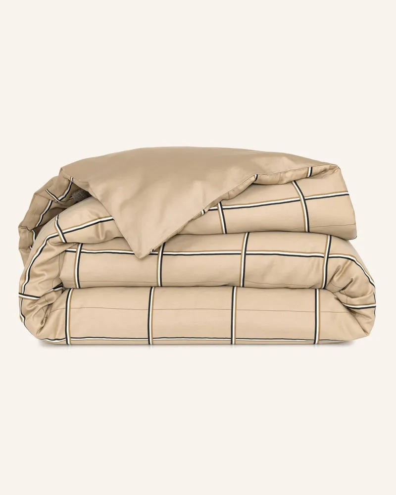 HUGO BOSS Bettwäsche Set Bosscheck beige Beige