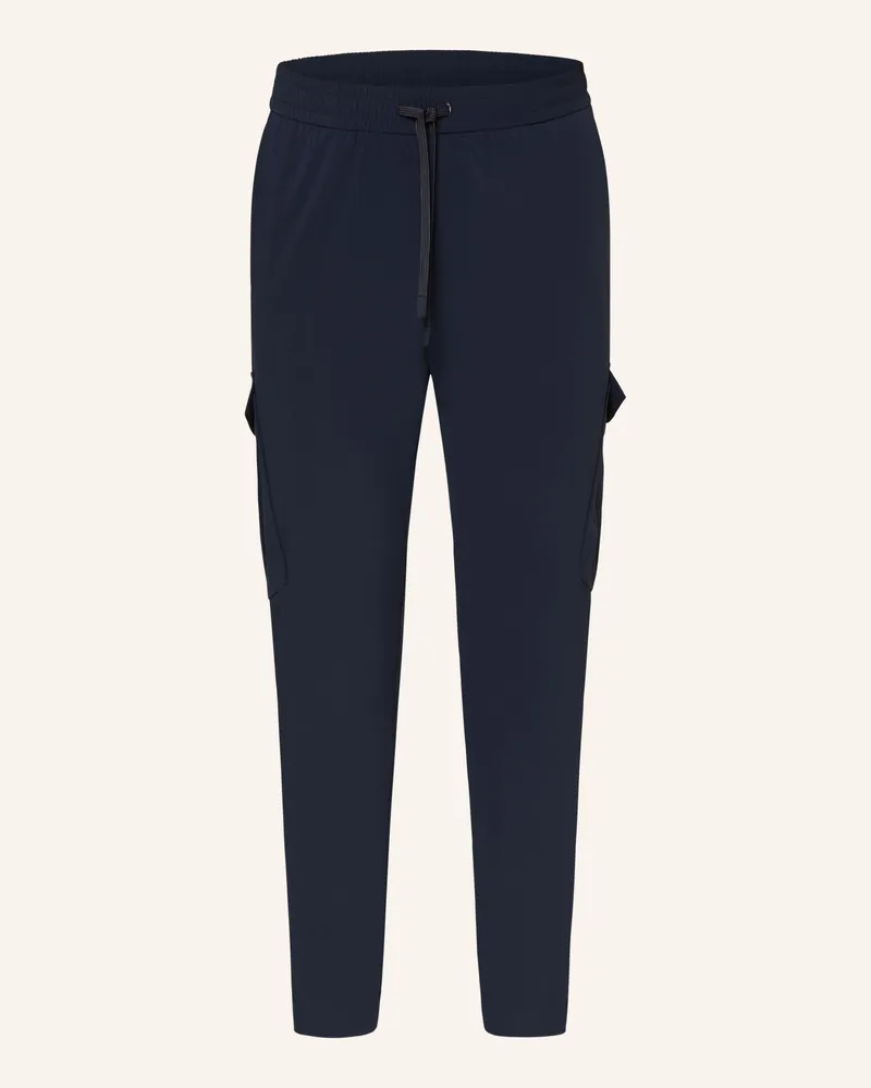 HUGO BOSS Cargohose Im Jogging-Stil Urbanex Tapered Fit blau Dunkelblau