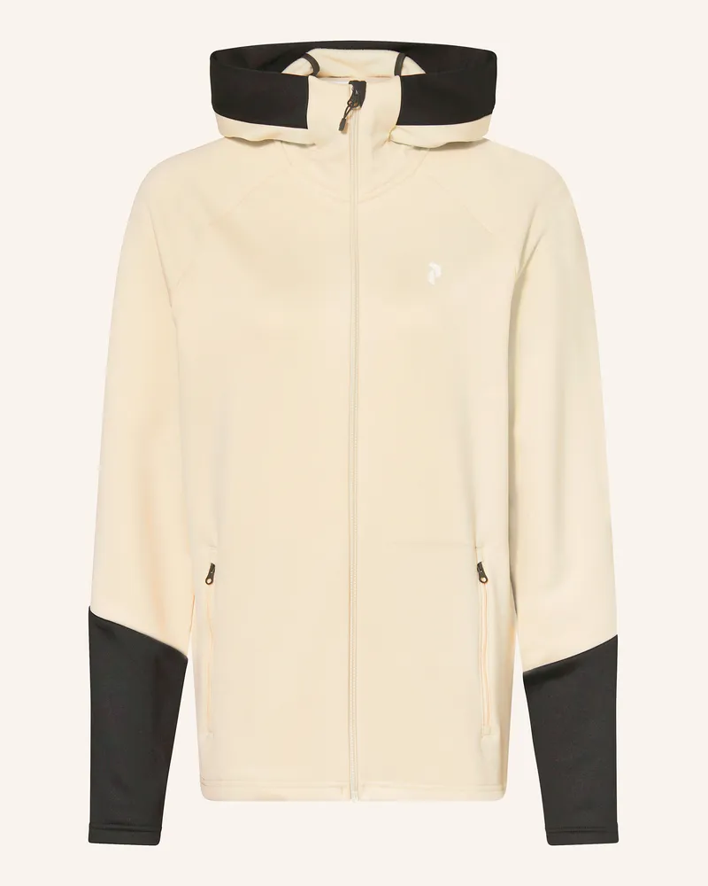 Peak Performance Midlayer-Jacke Rider Zip Hood beige Ecru