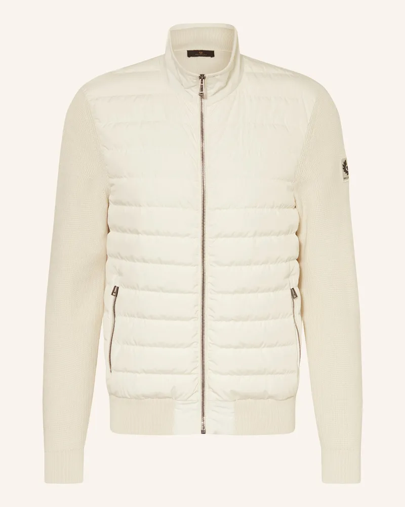 Belstaff Daunenjacke Control Im Materialmix weiss Creme