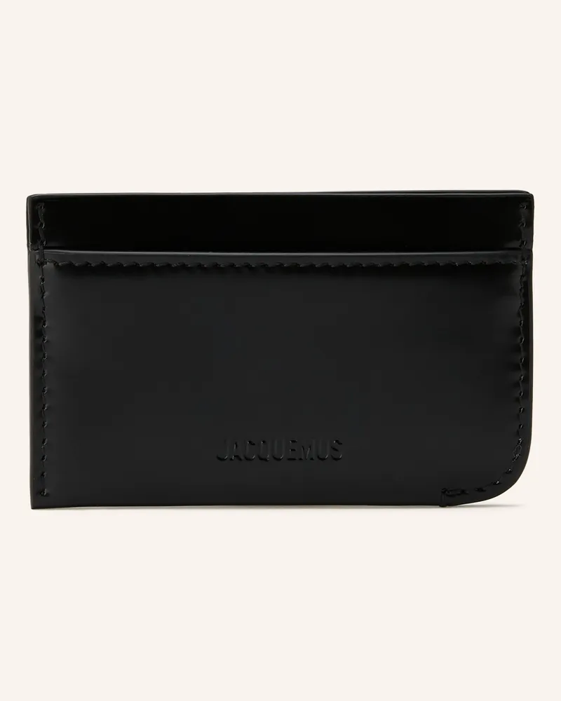 Jacquemus Kartenetui Le Porte Curvo schwarz Schwarz