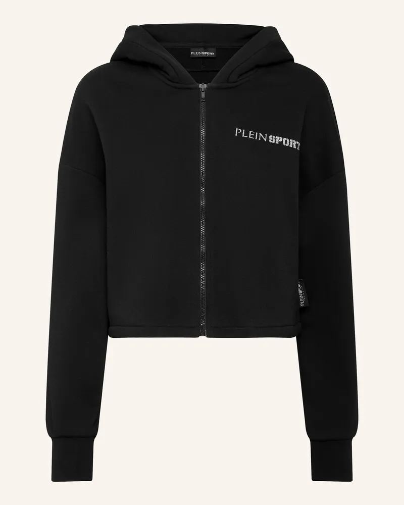 Philipp Plein PLEIN SPORT Sweatjacke mit Kapuze SCRATCH Schwarz