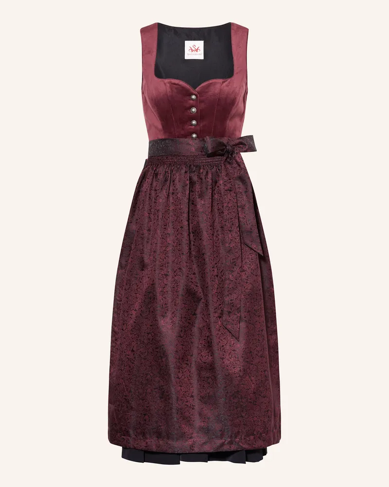 Spieth & Wensky Dirndl GRACE Dunkelrot