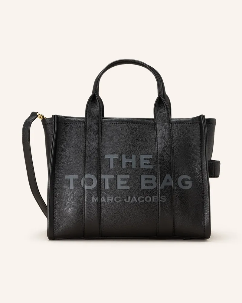 Marc Jacobs Shopper THE MEDIUM TOTE BAG LEATHER Schwarz