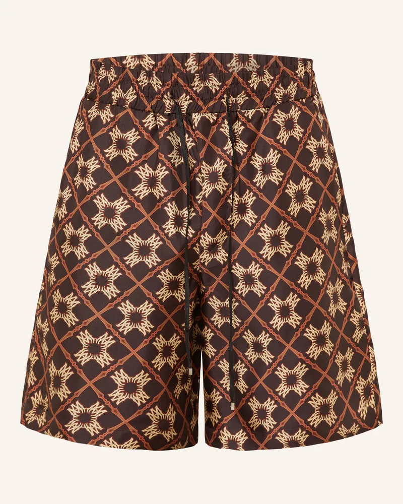 Amiri Seidenshorts braun Braun