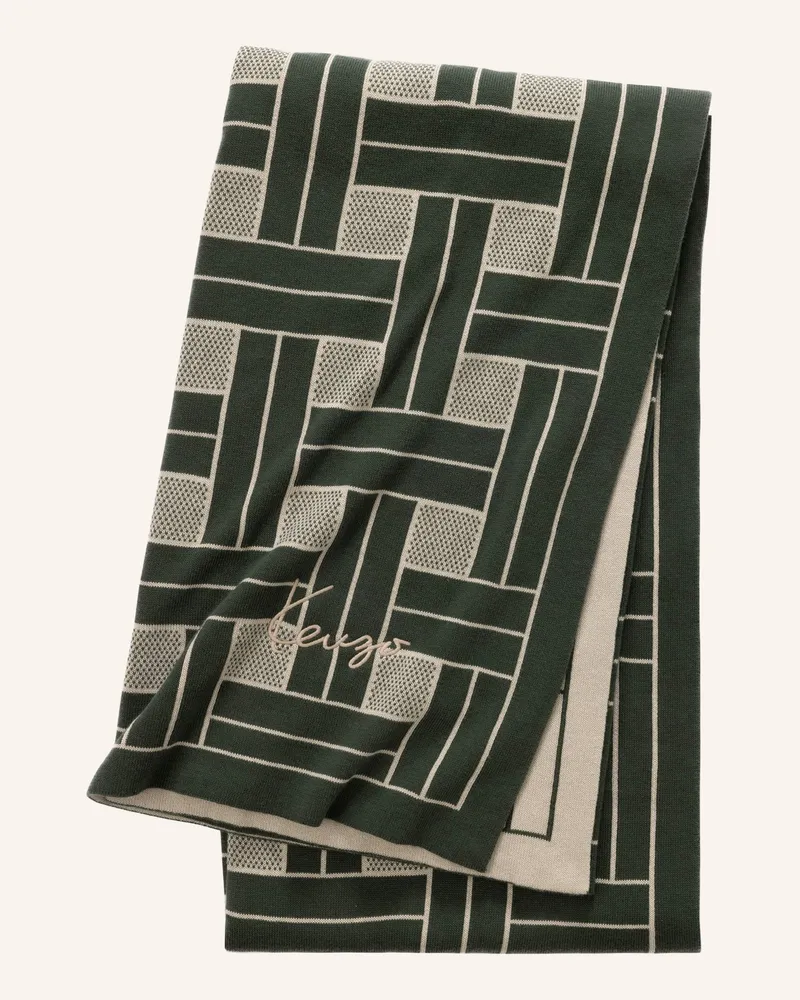 Kenzo Plaid Kweave gruen Khaki
