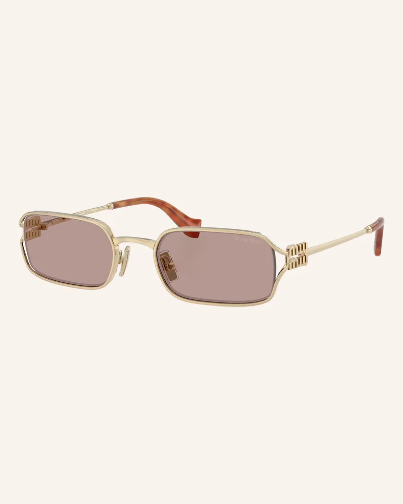 Miu Miu Sonnenbrille Mu c50s gold Gold