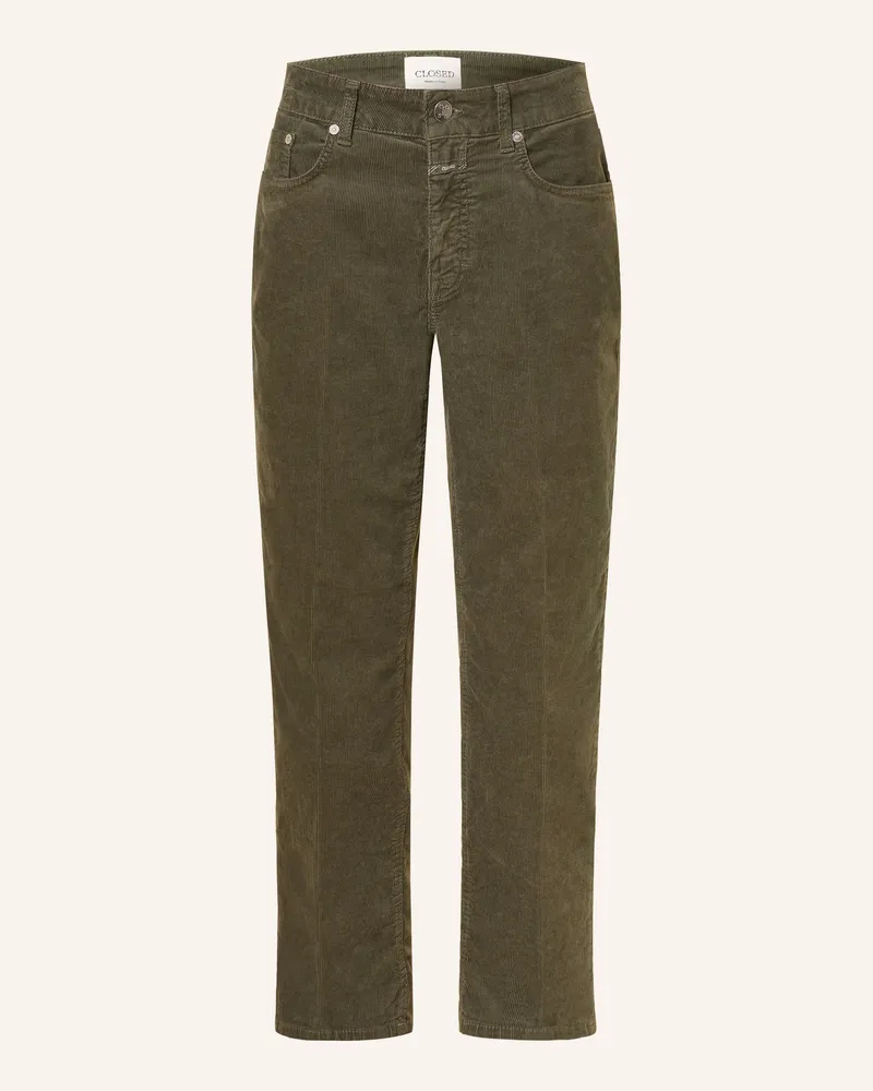 Closed Cordhose Milo gruen Grün
