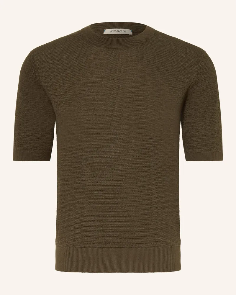 FIORONI Strickshirt gruen Oliv