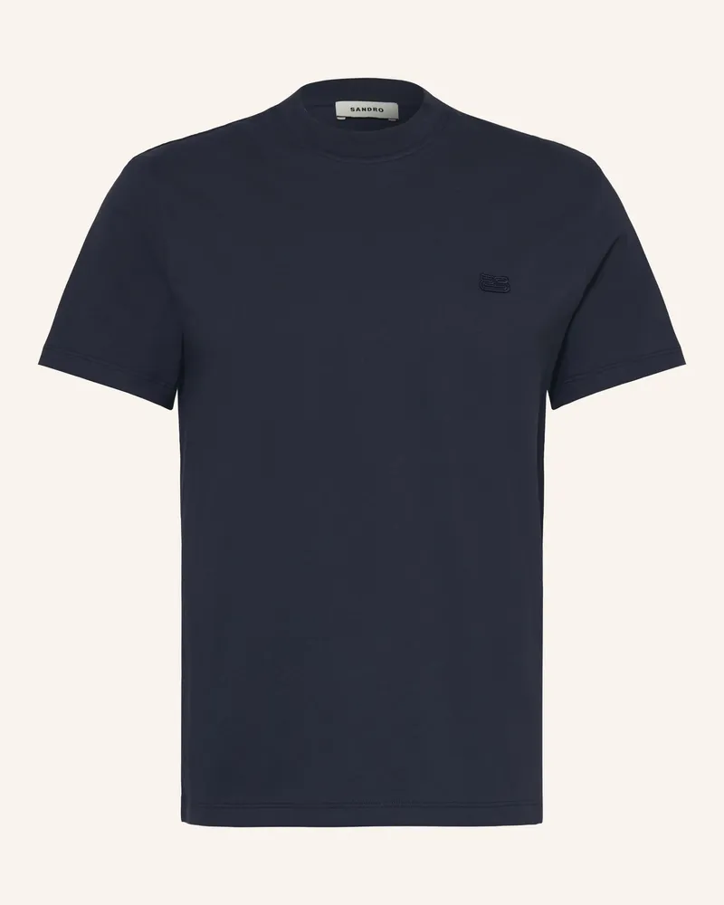 Sandro T-Shirt blau Dunkelblau