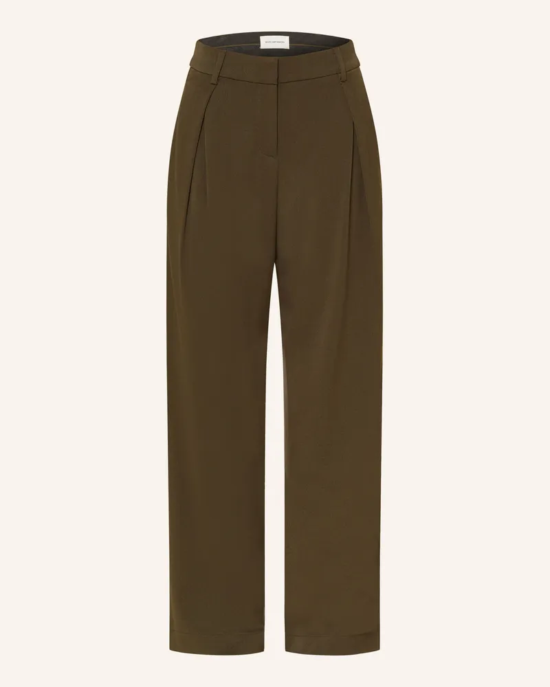 MOSS COPENHAGEN Hose Mschchica Henrika gruen Dunkelgrün