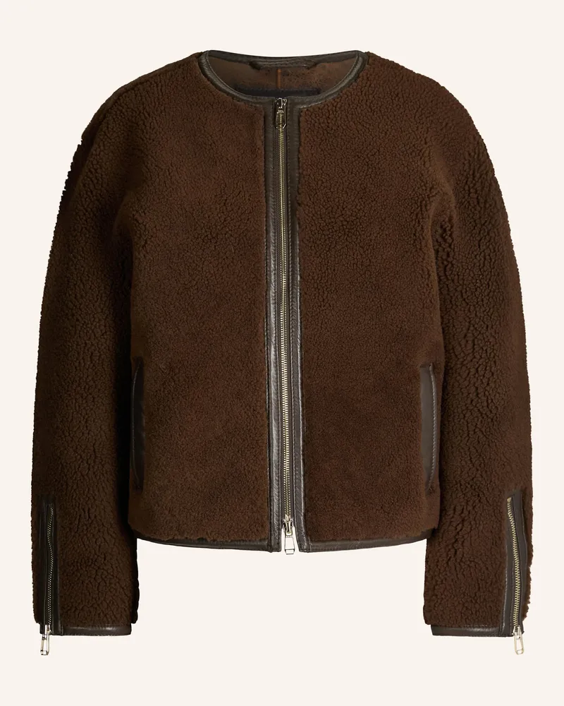 JOOP! Lederjacke Braun