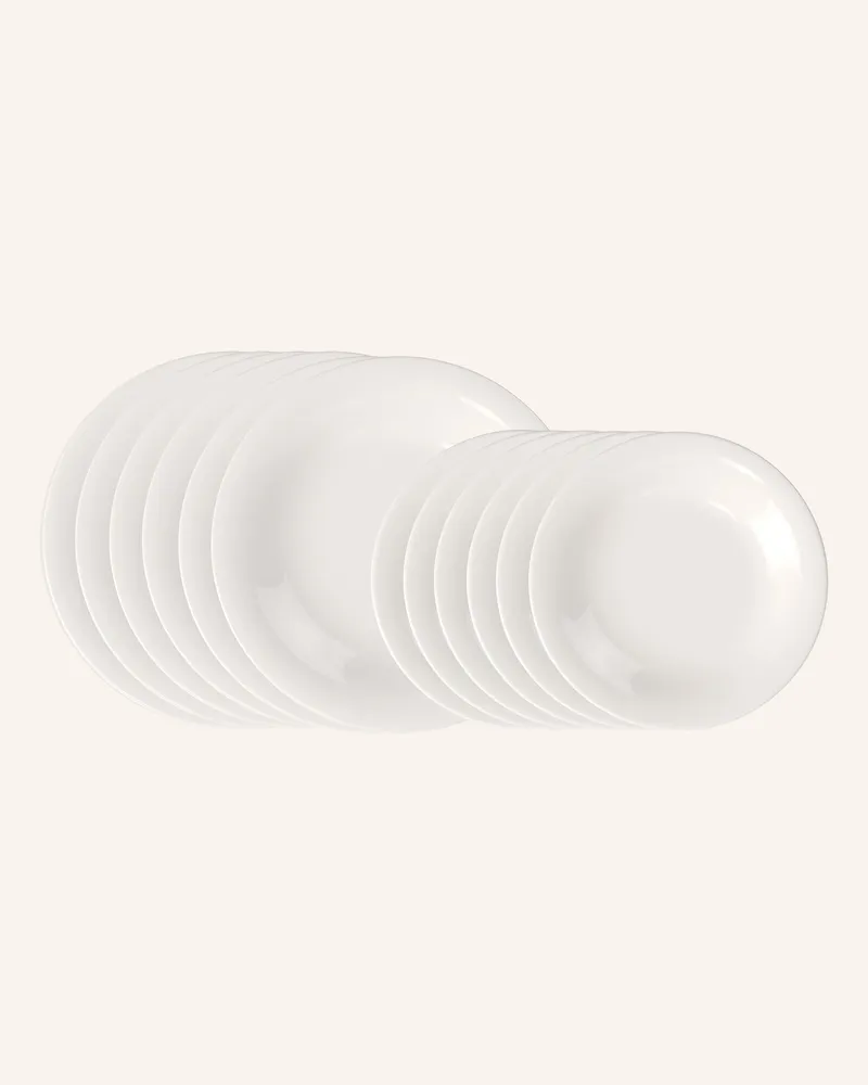 Villeroy & Boch Teller-Set 12 Stück. Ec Essential weiss Weiss