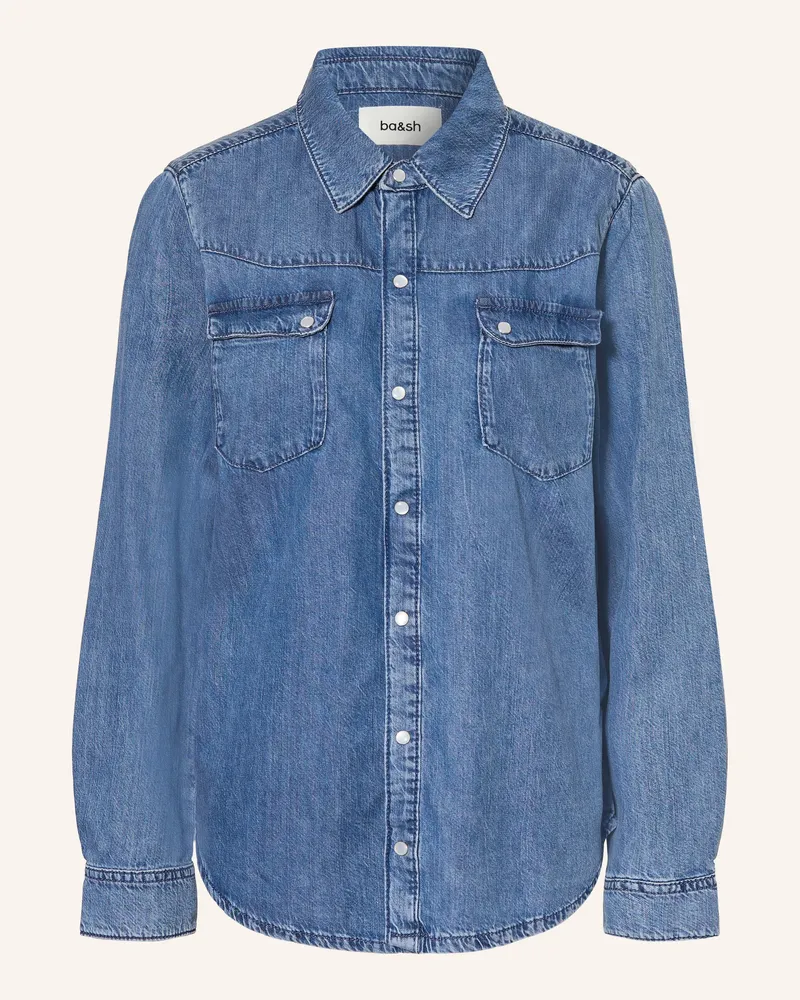 ba&sh Jeansbluse Adali blau Hellblau