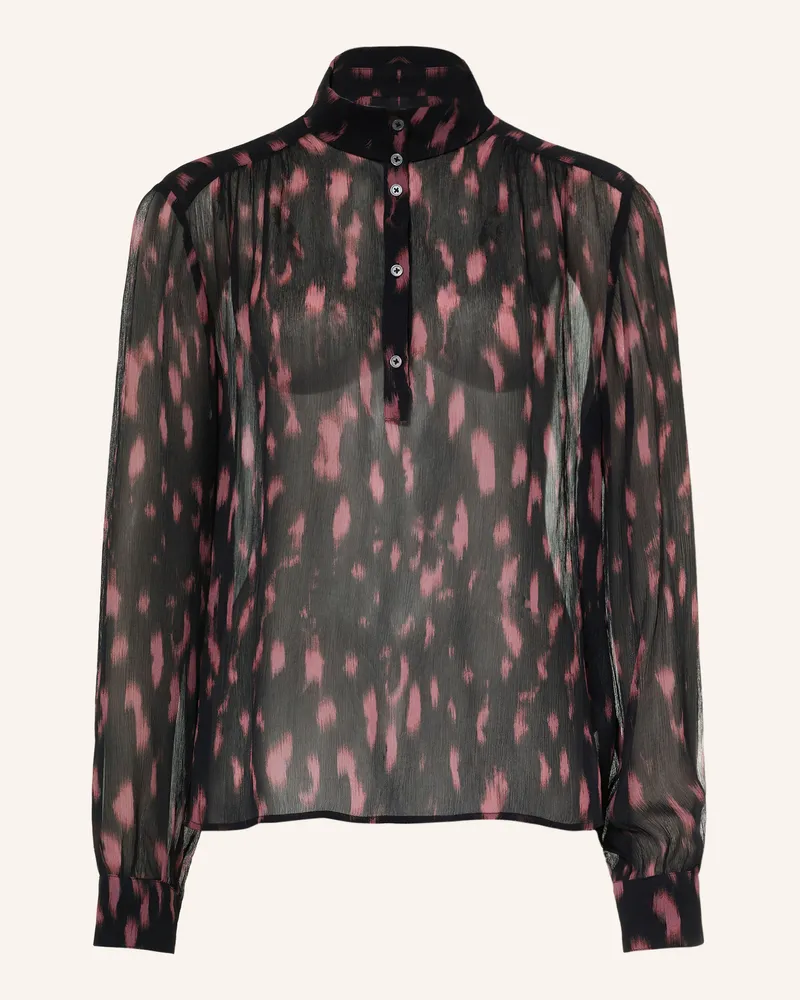 Marc O'Polo Blusenshirt schwarz Schwarz