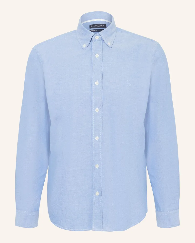 Marc O'Polo Hemd Comfort Fit Blau
