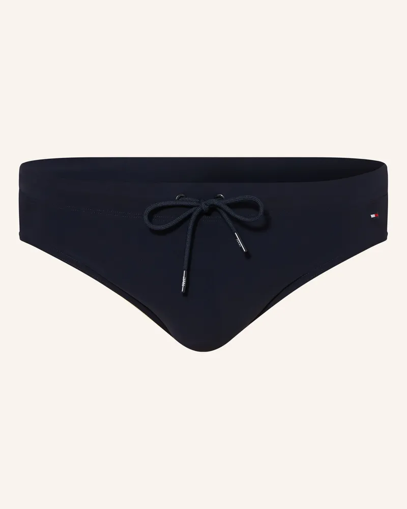 Tommy Hilfiger Badeslip blau Dunkelblau