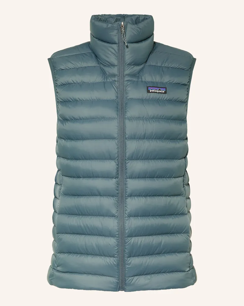 Patagonia Daunenweste blau Blau