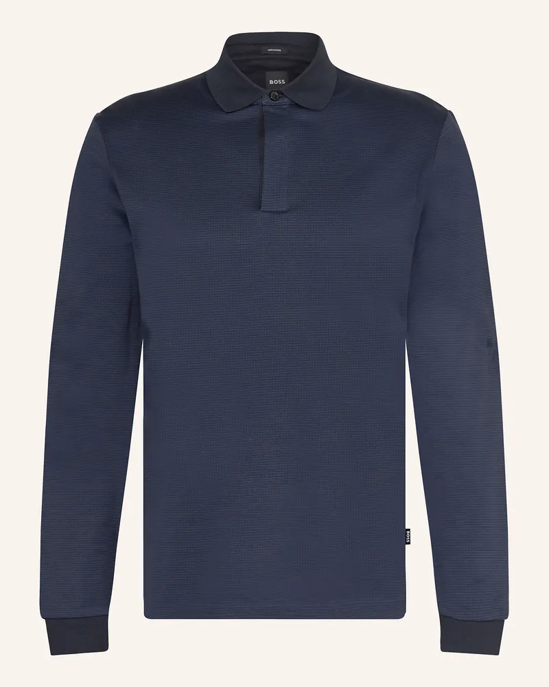 HUGO BOSS Piqué-Poloshirt Pado blau Dunkelblau