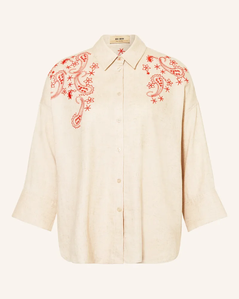 Mos Mosh Hemdbluse Mmaudri Coleen beige Ecru
