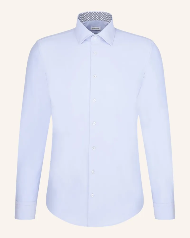 Seidensticker Performance-Hemd Slim Fit Hellblau