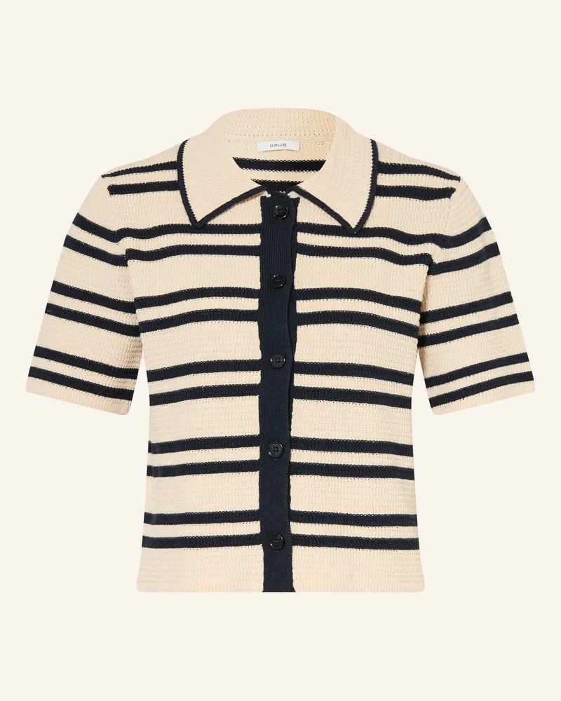 OPUS Strickbluse Dertiny weiss Creme