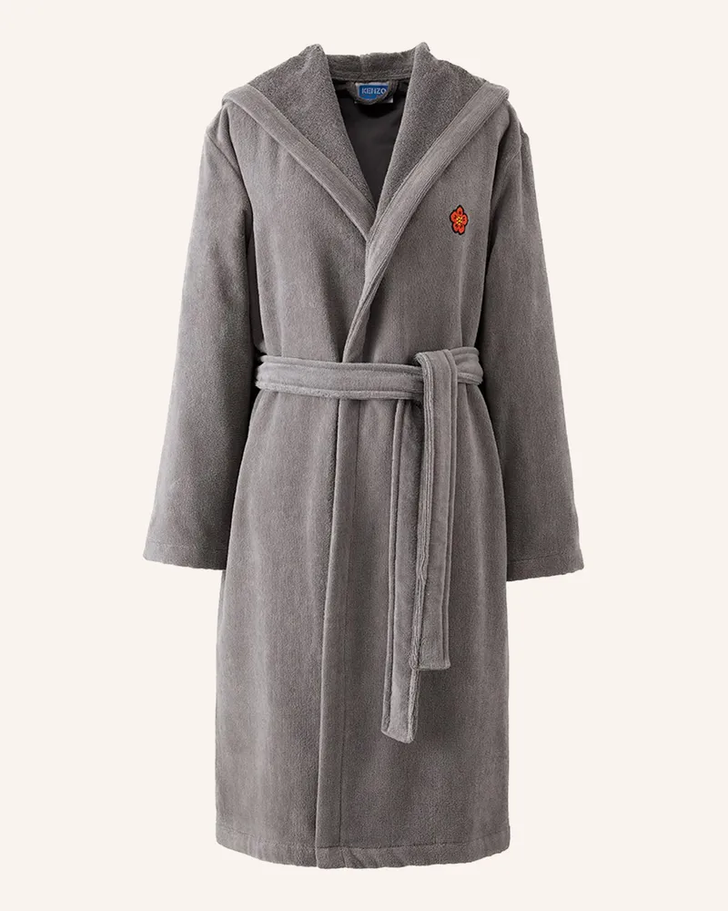 Kenzo Bademantel Kboke grau Grau