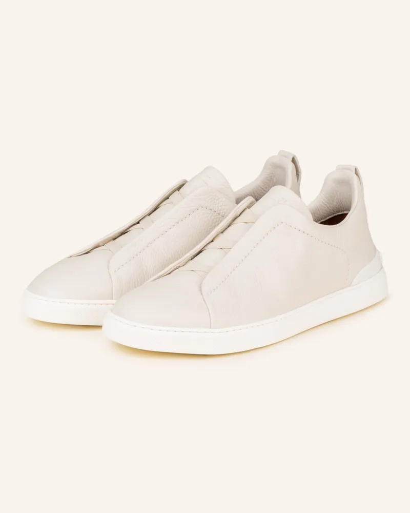 Ermenegildo Zegna Sneaker weiss Ecru