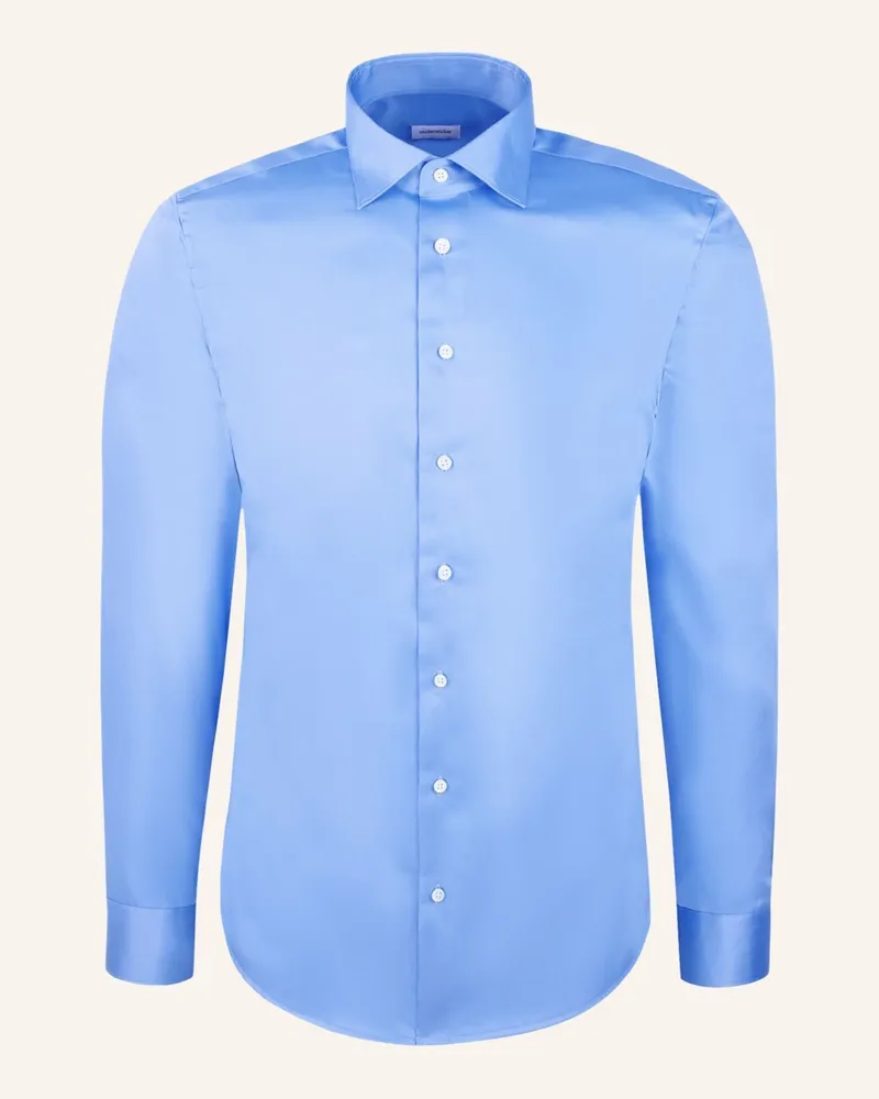 Seidensticker Business Hemd Slim Fit Blau