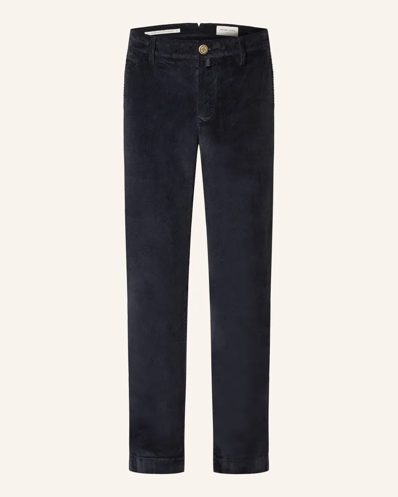 Jacob Cohën Cordhose Bobby Slim Fit blau Dunkelblau