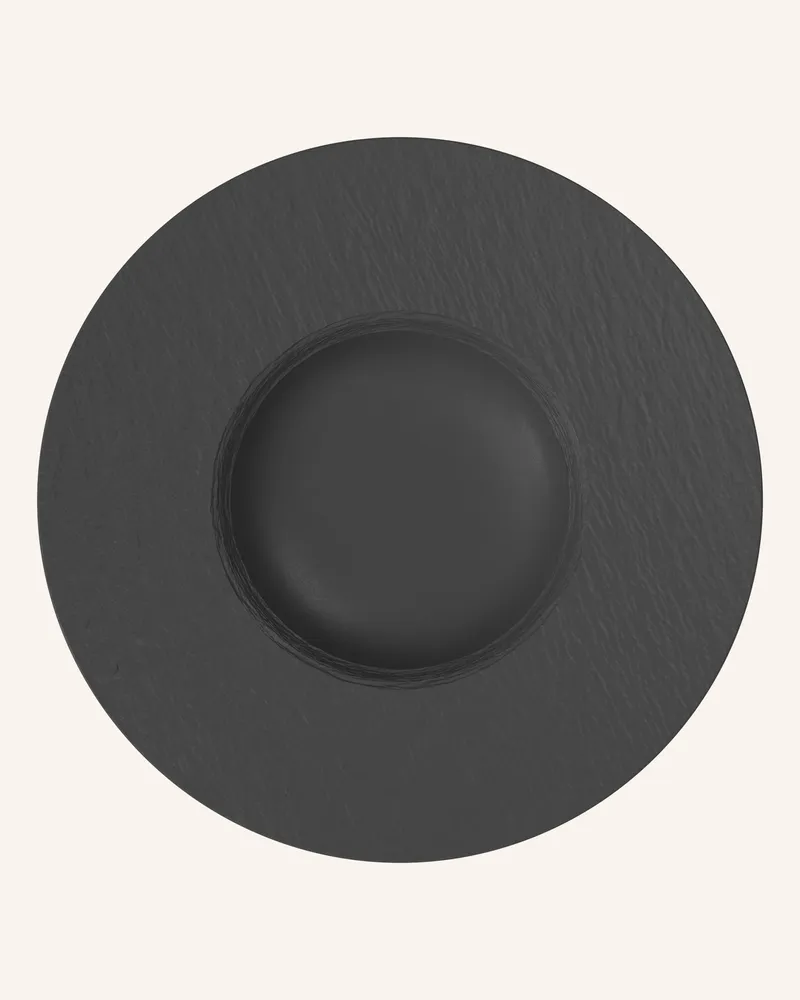 Villeroy & Boch Pastateller Manufacture Rock schwarz Schwarz