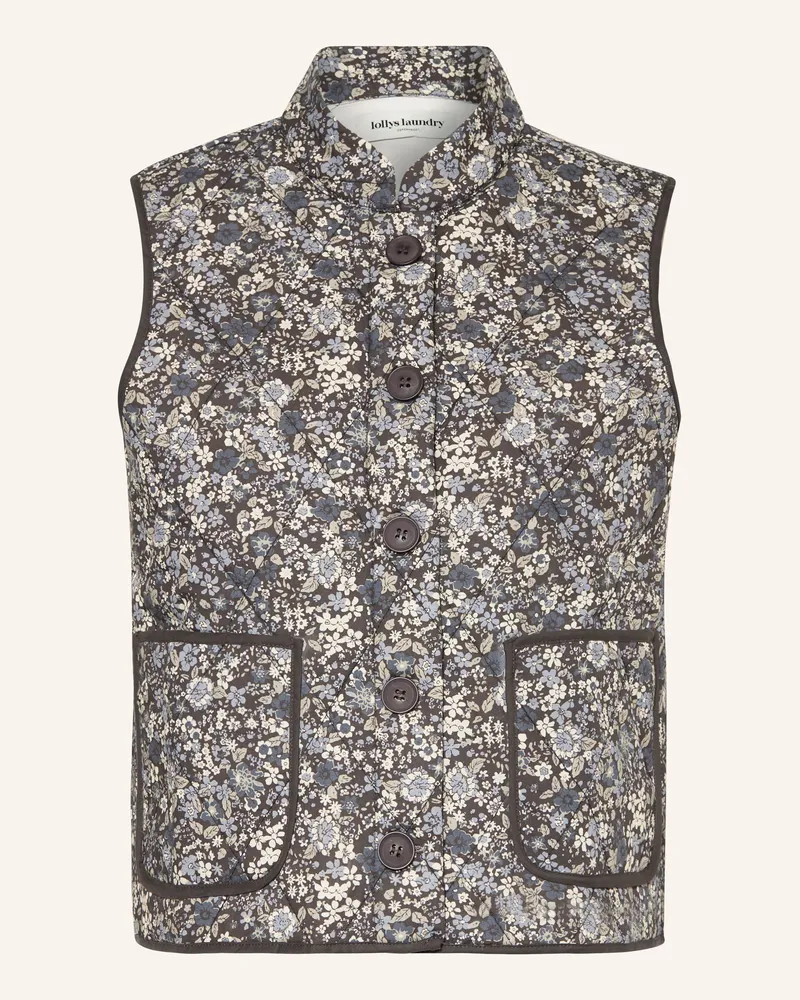 Lollys Laundry Steppweste Cairo grau Dunkelgrau