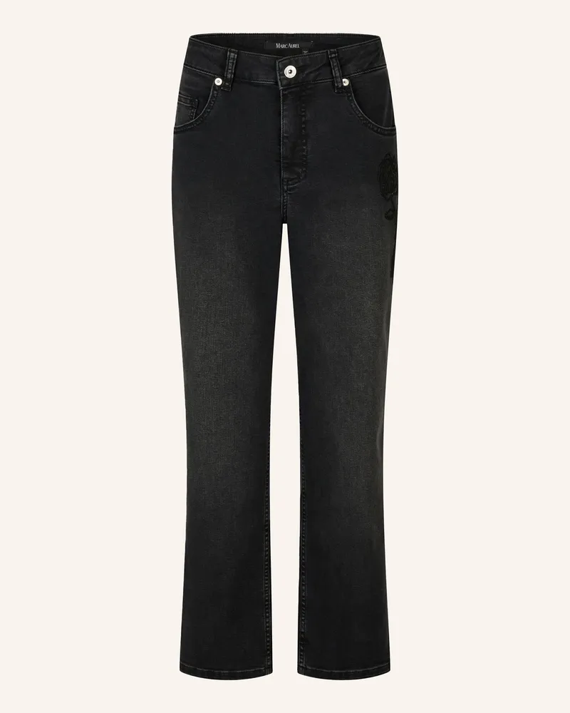 MARC AUREL Boyfriend Jeans schwarz Schwarz
