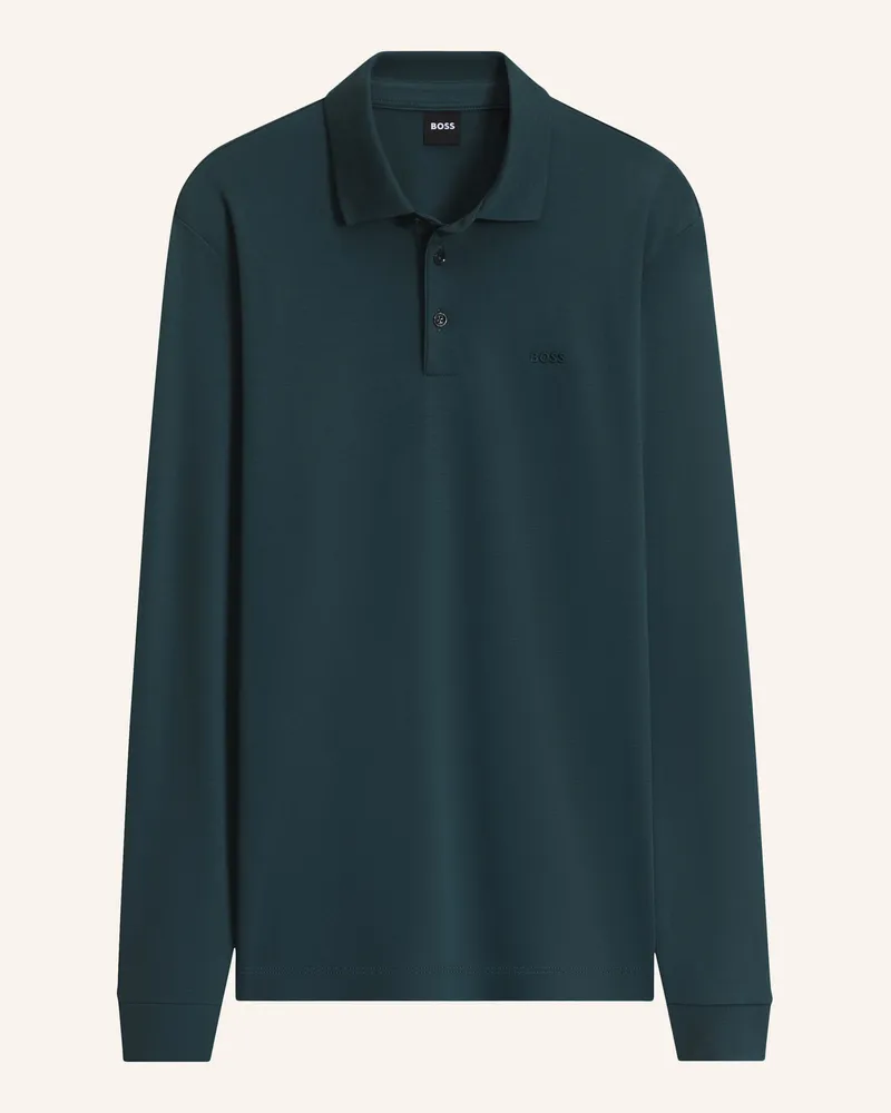 HUGO BOSS Jersey-Poloshirt Pado gruen Grün