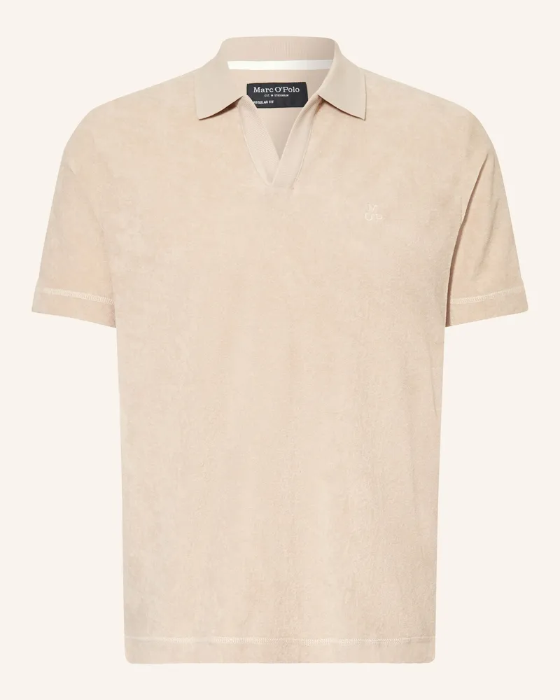 Marc O'Polo Frottee-Poloshirt beige Beige