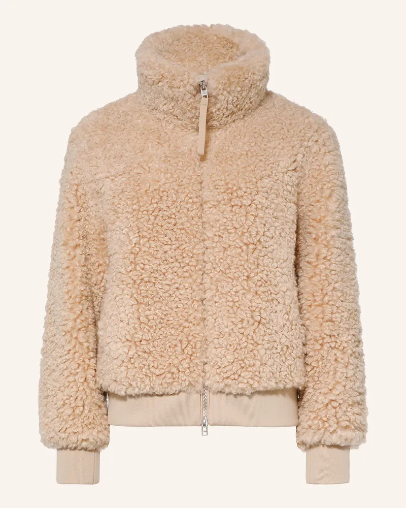 Marc O'Polo Teddyfell-Jacke beige Beige