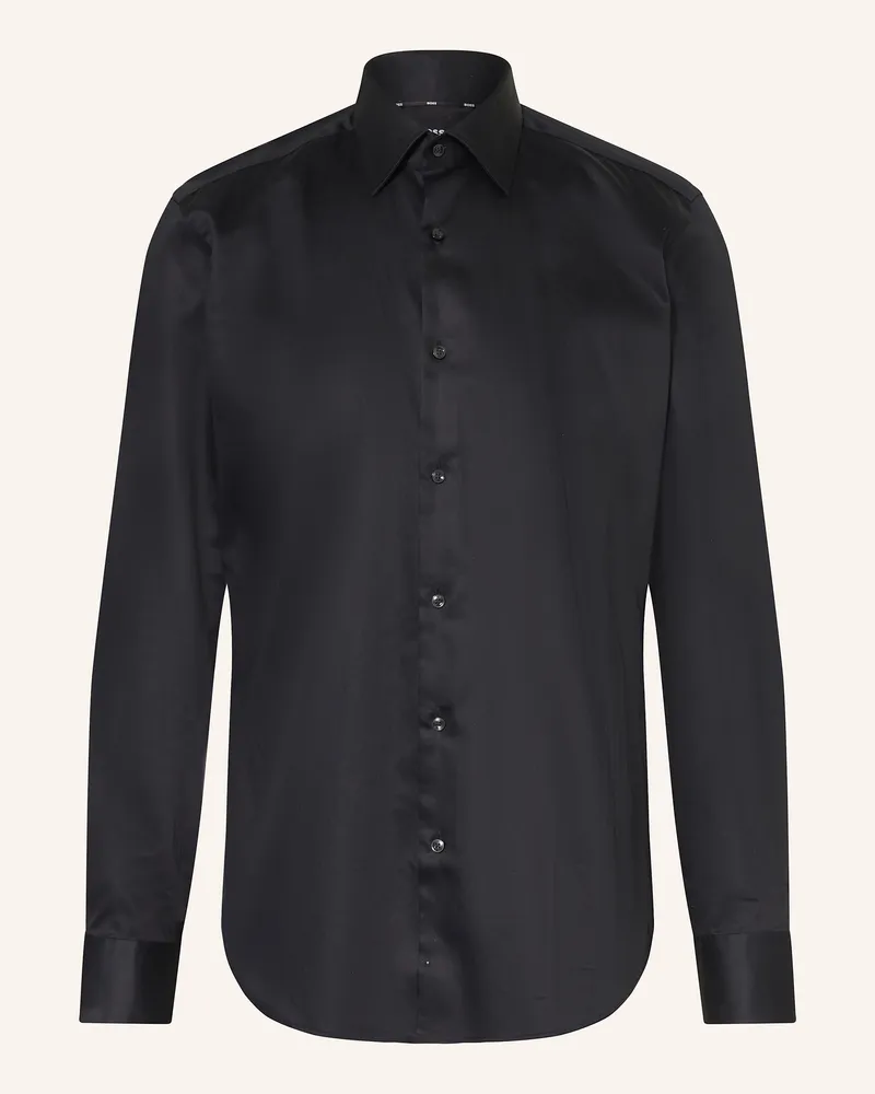 HUGO BOSS Hemd JOE Regular Fit Schwarz