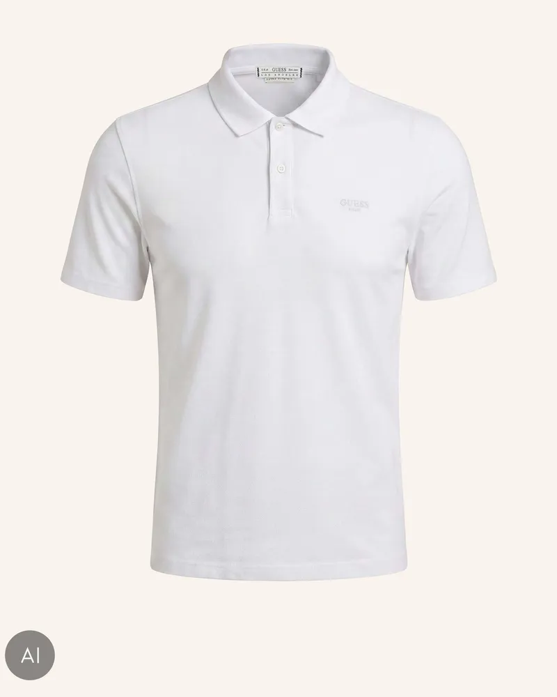 Guess Poloshirt weiss Weiss