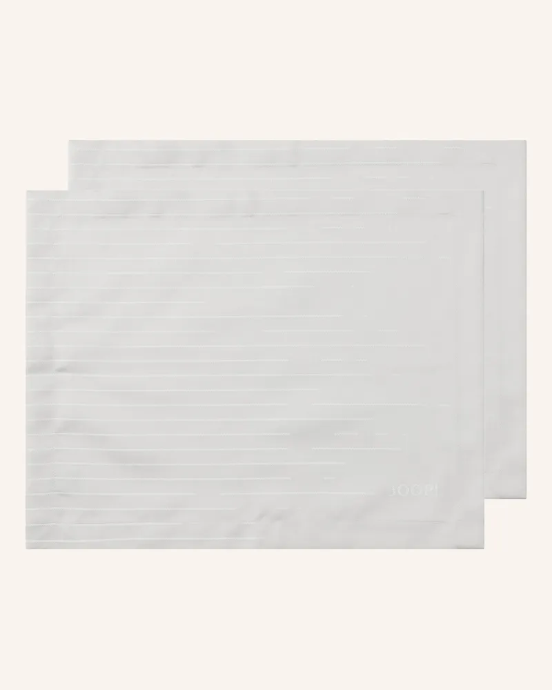 JOOP! 2er-Tischset JOOP! DIVIDED Creme