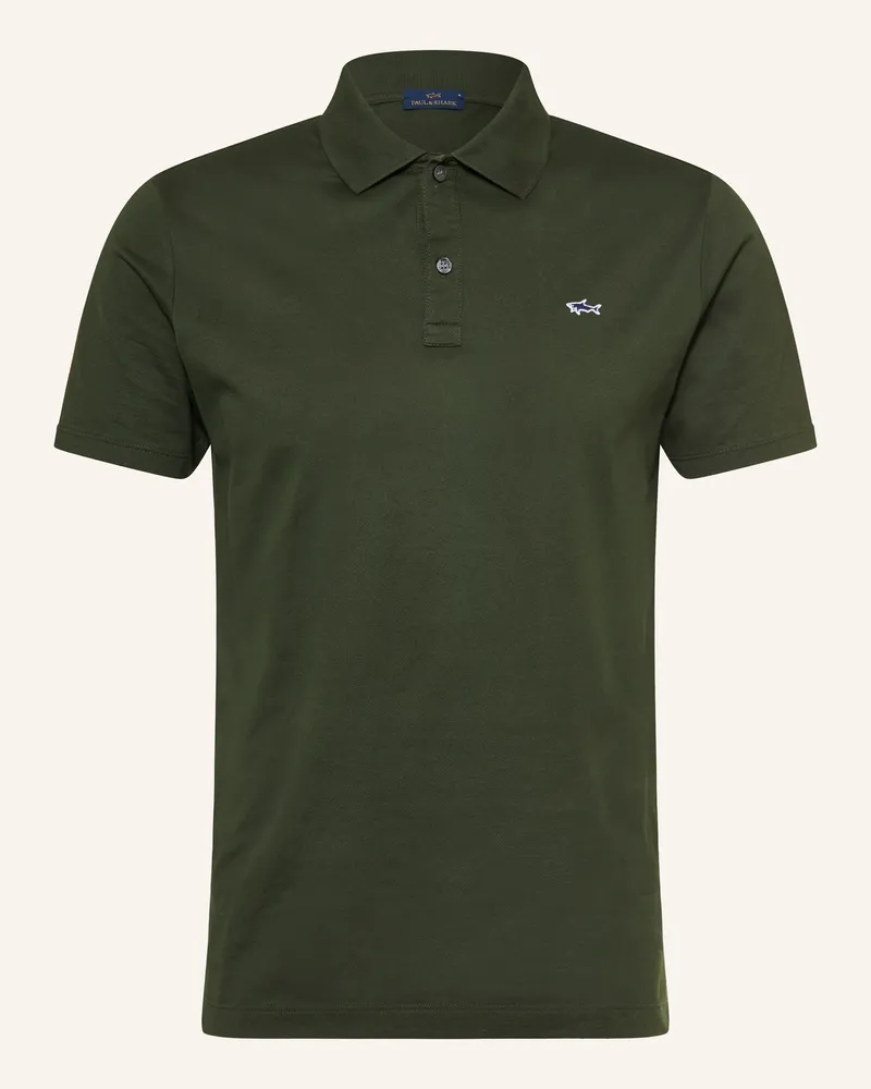 Paul & Shark Piqué-Poloshirt gruen Grün
