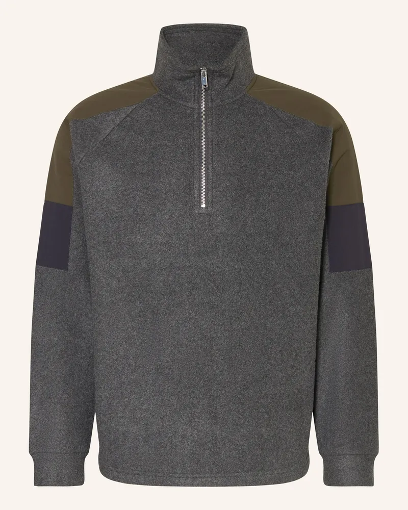 Mos Mosh Fleece-Troyer MMGCHAN Dunkelgrau